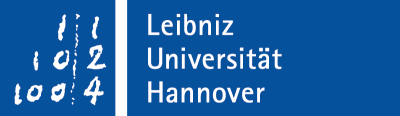 Logo of Leibniz University Hannover. 